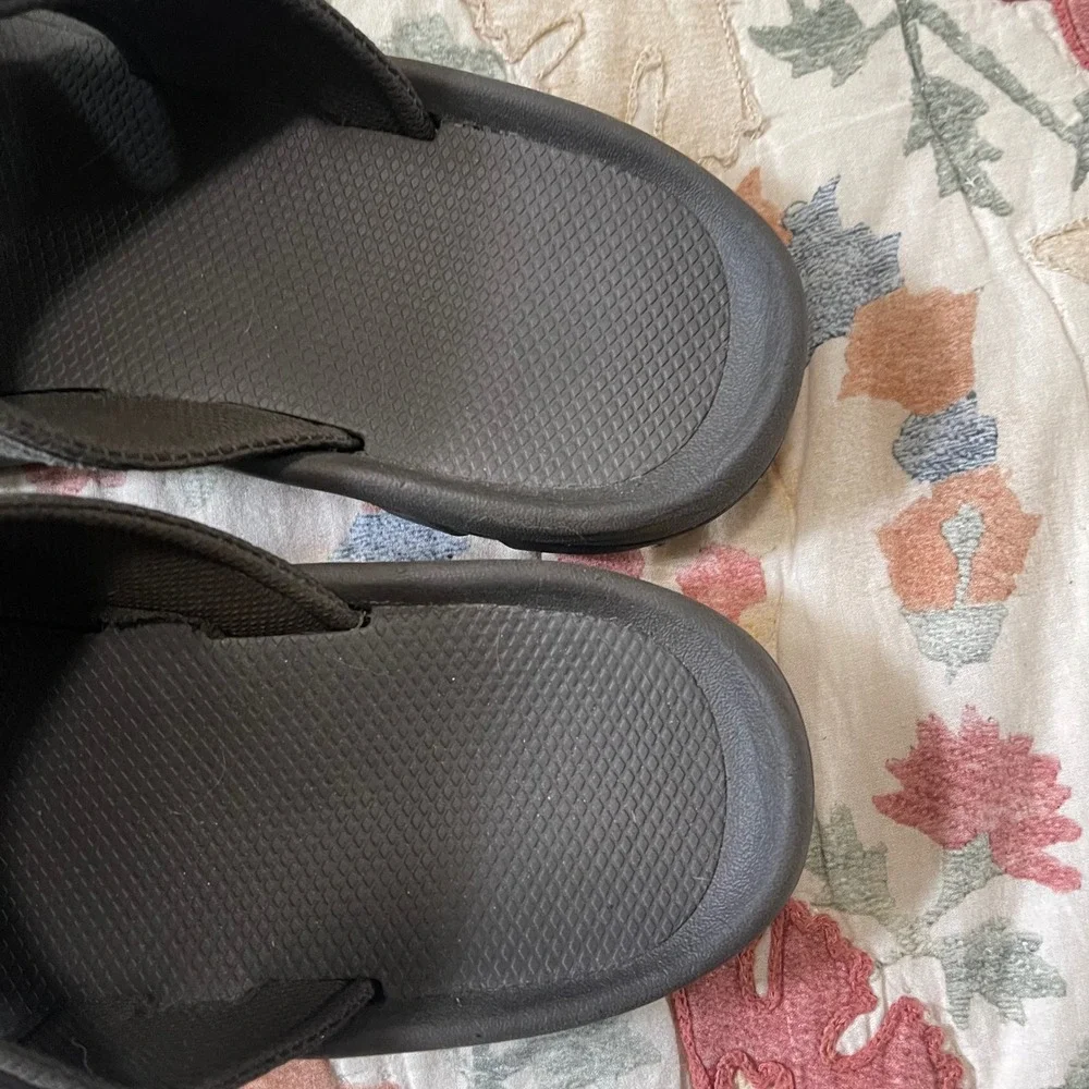 Teva Langdon Slide Sandal Black Brown Men's Size 12 Shoes Beach Pool Gym Water